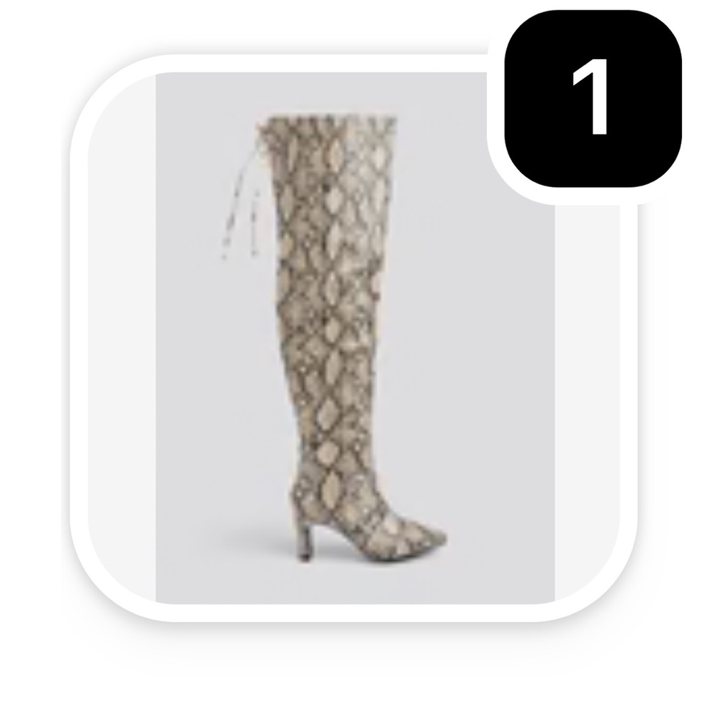 Fashion to Figure Thigh Hi Boots - Picture 2 of 4